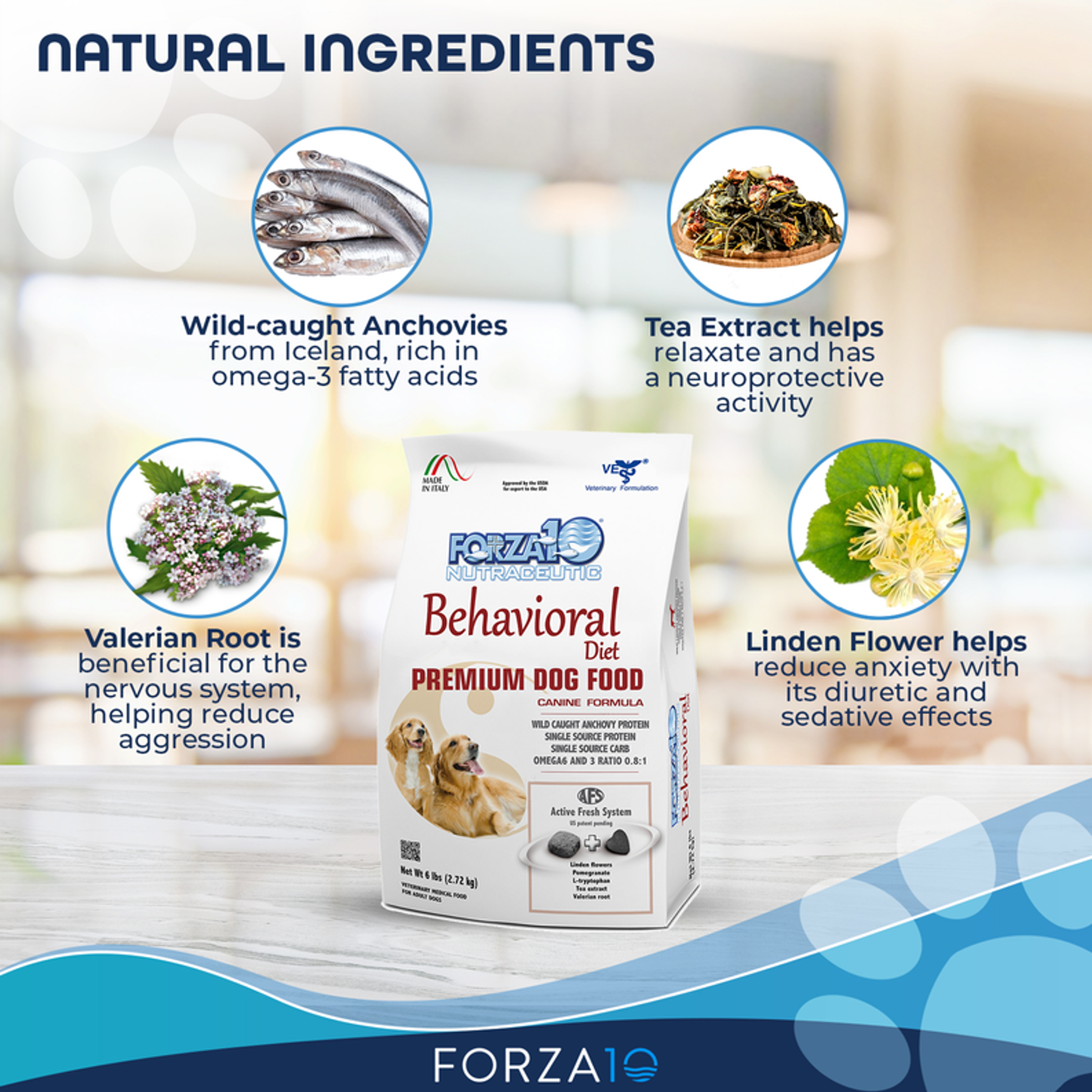 Forza10 Active Behavioral Support Diet Dry Dog Food 6-lb bag-3