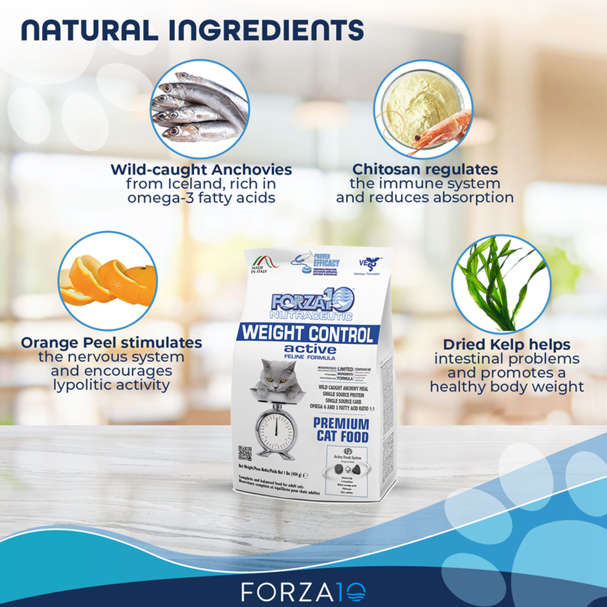 Forza10 Active Weight Control Diet Dry Cat Food 1-lb bag-3
