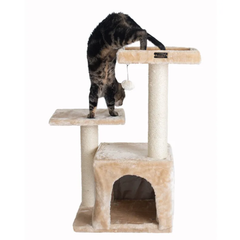 Armarkat Real Wood Classic Cat Tree A3207, 32-Inch Beige-2