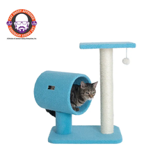 Armarkat Sky Blue 25" Cat Tree, Real Wood Scratcher for Cats-2