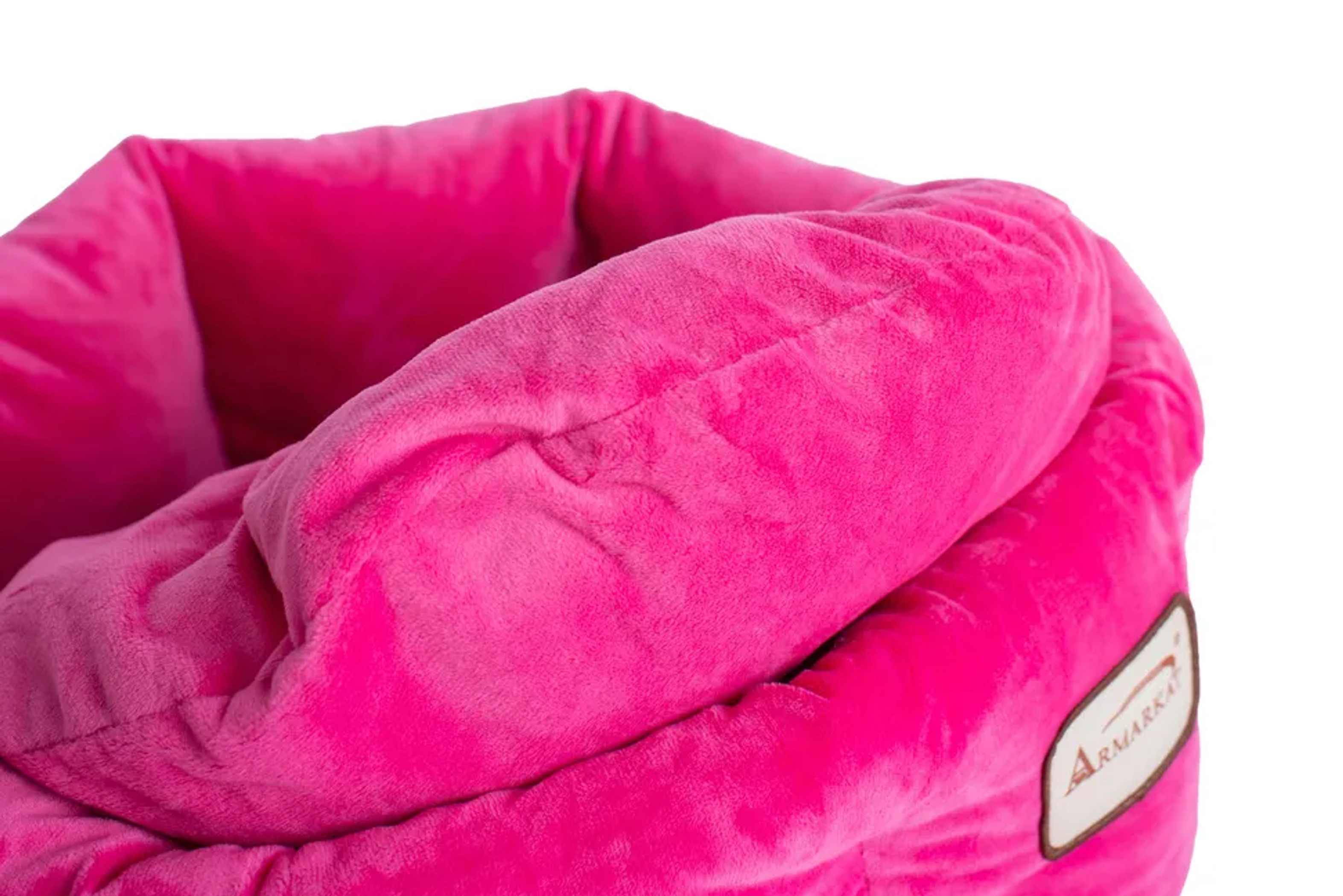 Armarkat Cat Bed, Warm Pet cuddle bed, PInk-2