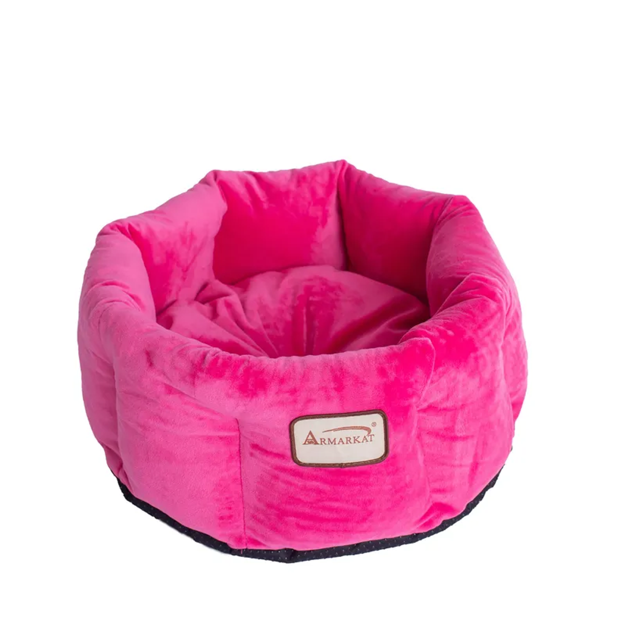 Armarkat Cat Bed, Warm Pet cuddle bed, PInk-4
