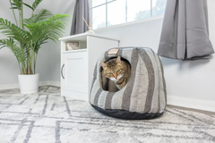 Armarkat Cat Cave Shape Bed W Anti- slip Base, Cushion Mat-2