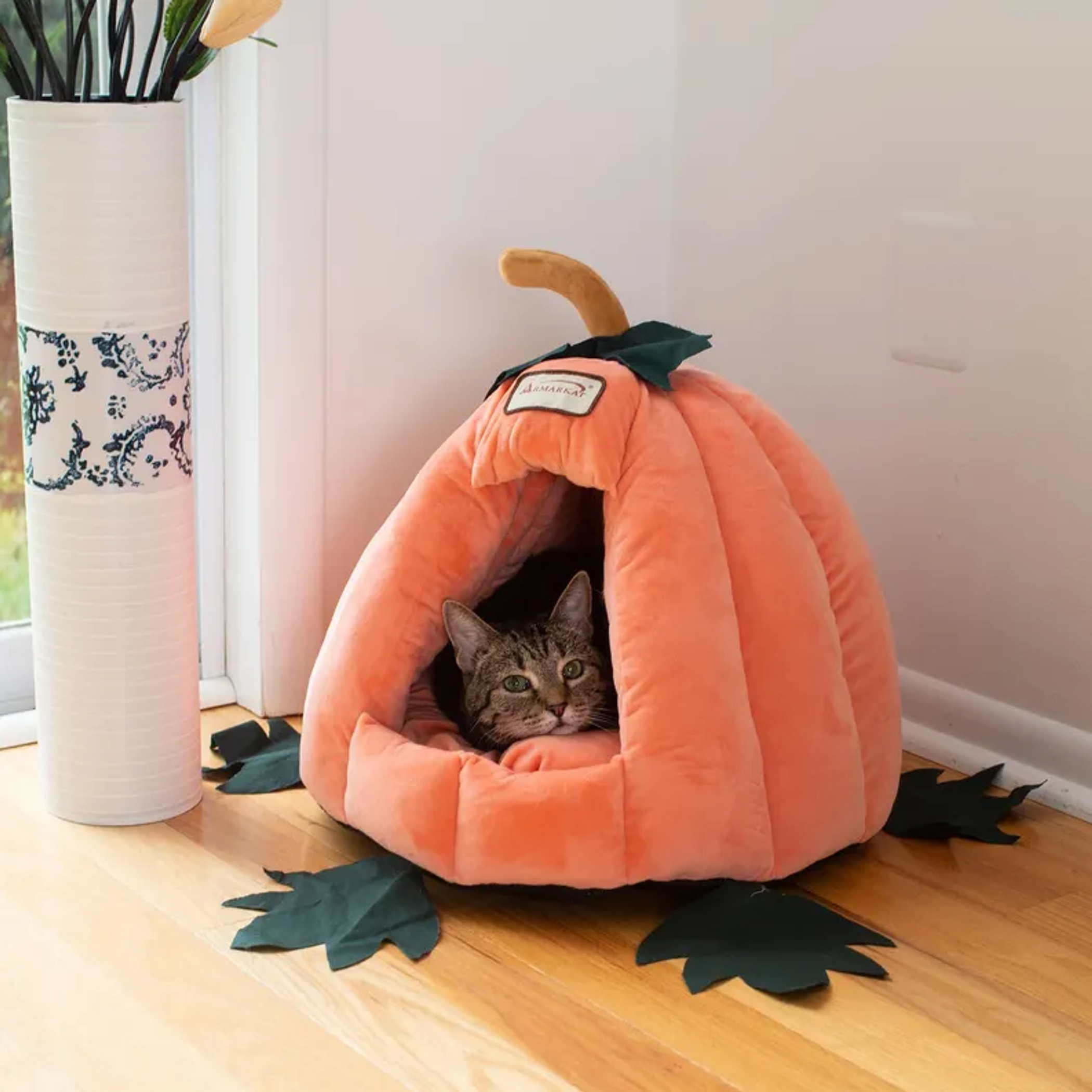 Armarkat Cat Bed C85CCS PumpkIn Shape-4