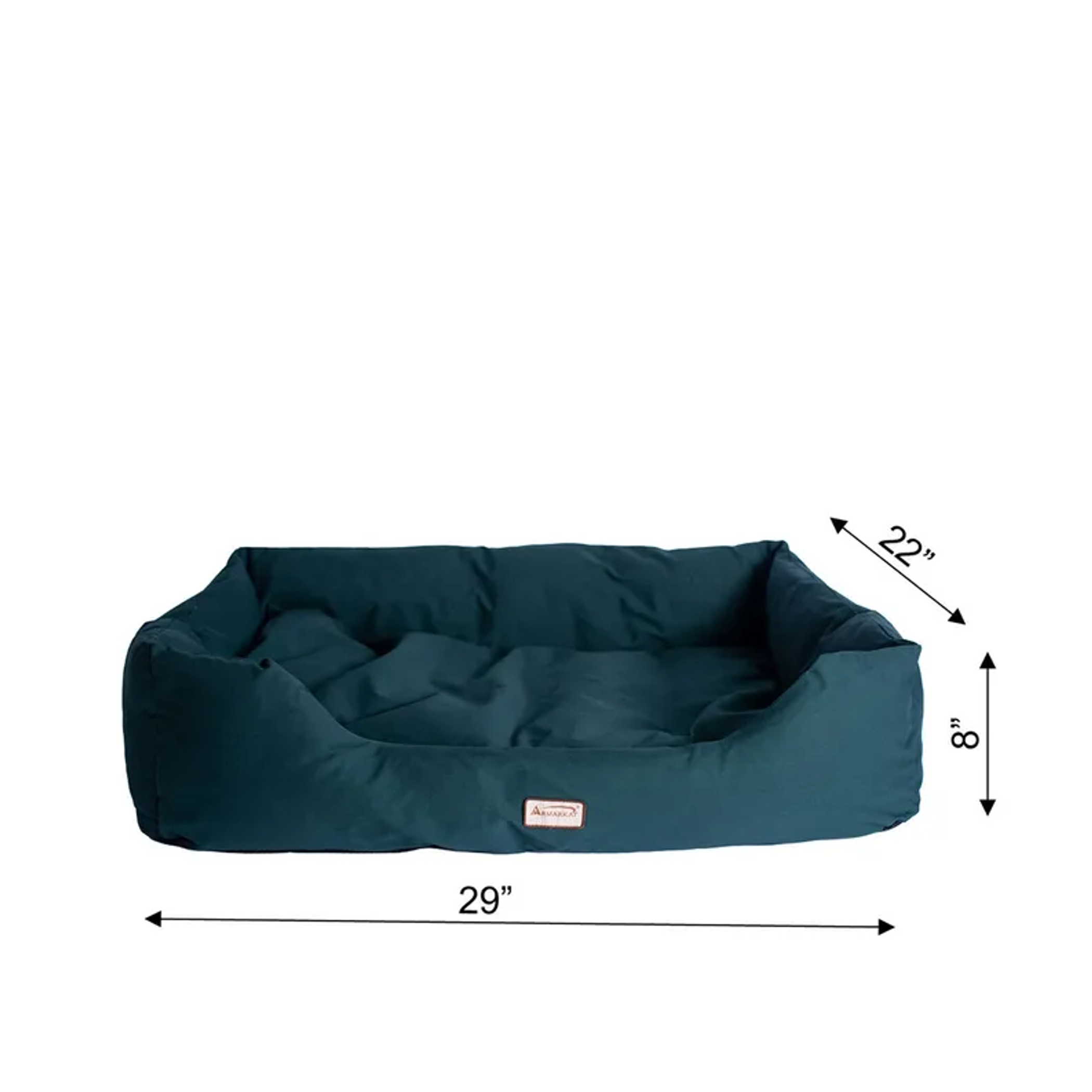 Armarkat Bolstered Dog Bed, Anti-Slip Pet Bed, Laurel Green L-5