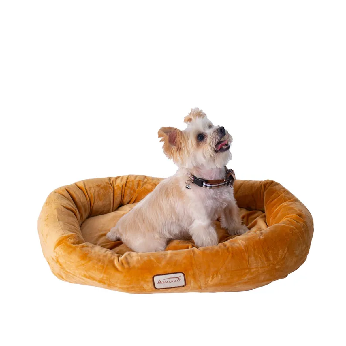 Armarkat Bolstered Pet Bed and Mat, ultra-soft Dog Bed S/M/L S