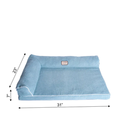 Armarkat Medium Bolstered Pet Bed Poly Fill Dog Cushion-4
