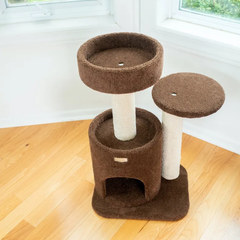 Armarkat Carpeted Cat Tree, Real Wood Cat Activity Center-4