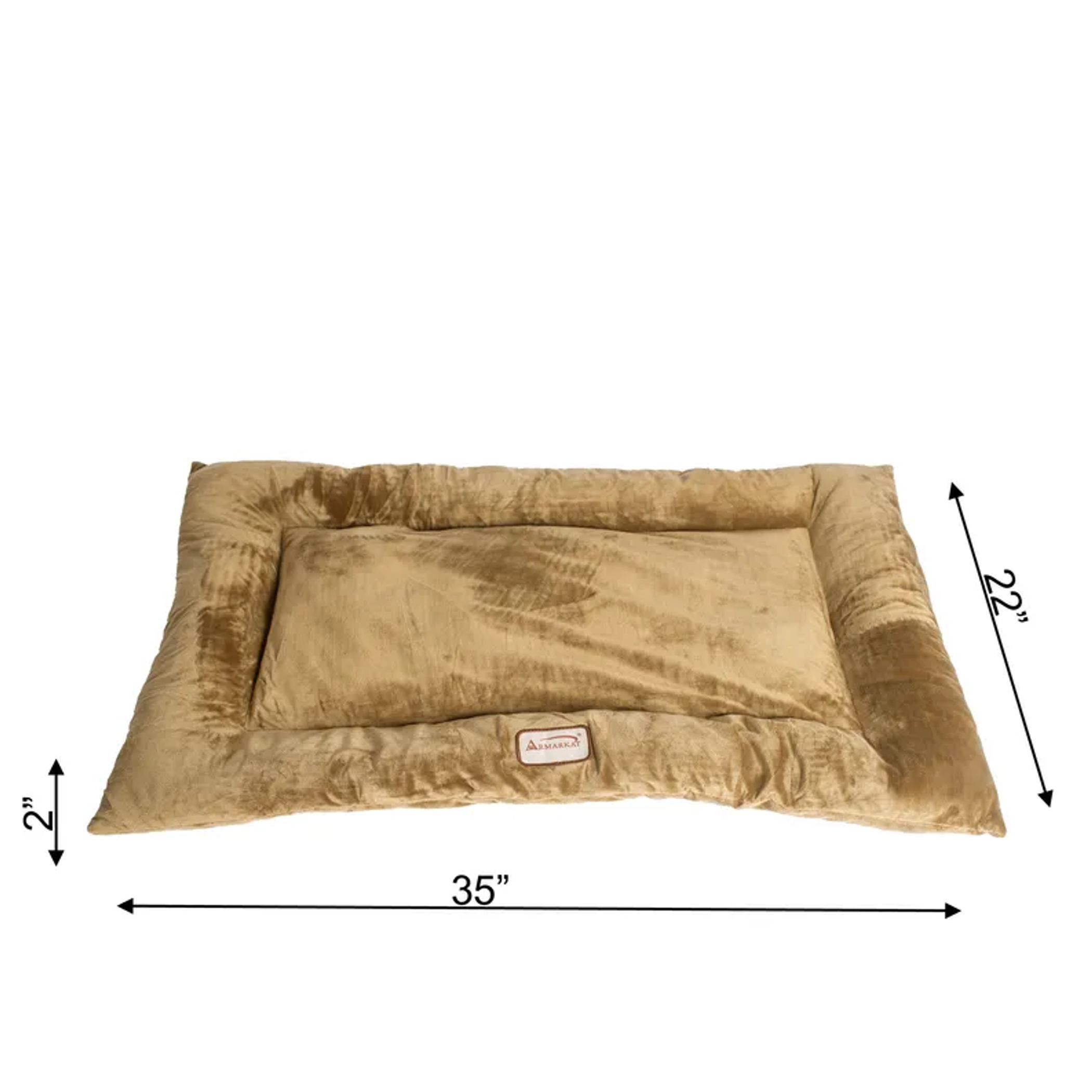 Armarkat Pet Bed Mat, Dog Crate Soft Pad W Poly Fill Cushion L Sage Green-4
