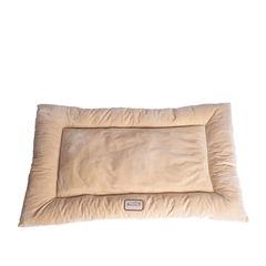 Armarkat Pet Bed Mat, Dog Crate Soft Pad W Poly Fill Cushion M Beige