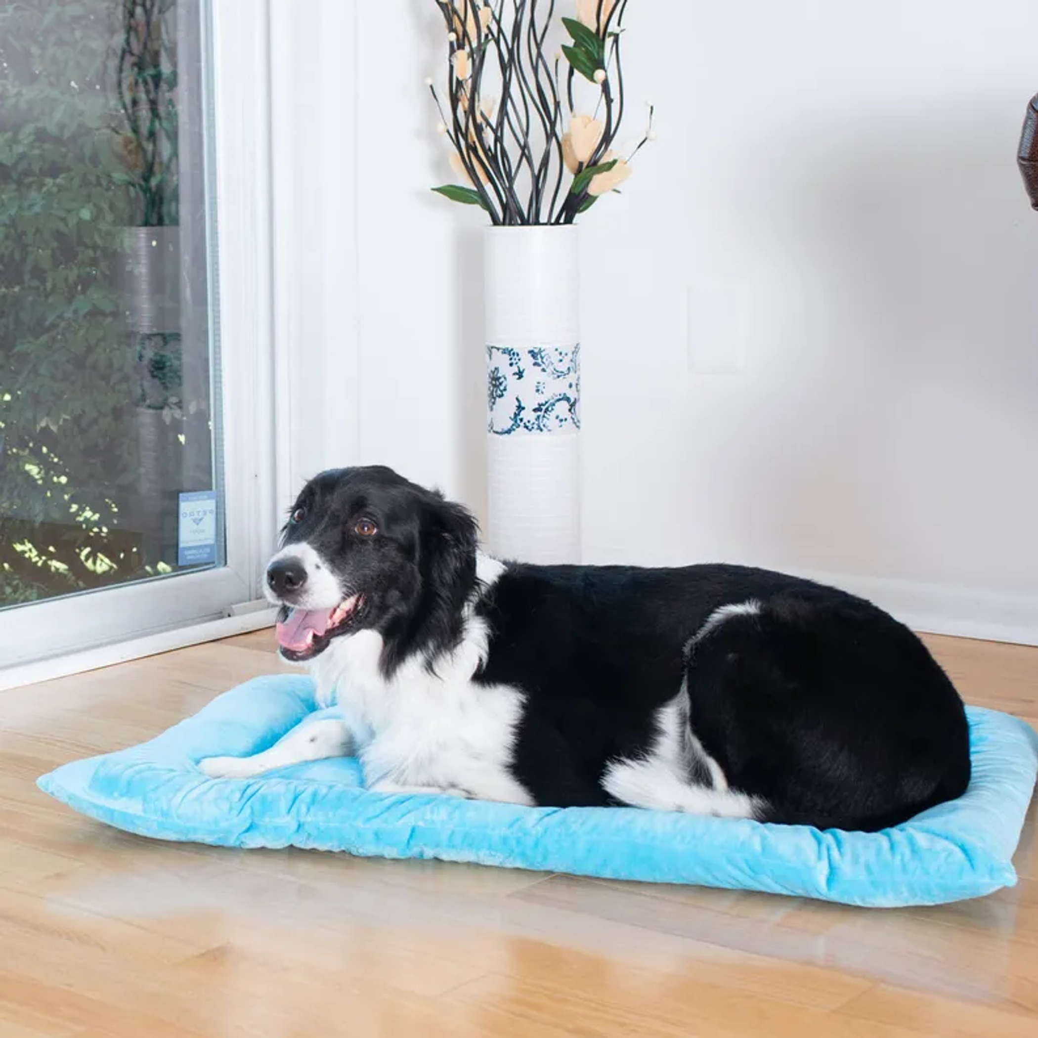 Armarkat Pet Bed Mat, Dog Crate Soft Pad W Poly Fill Cushion M Sky Blue-5