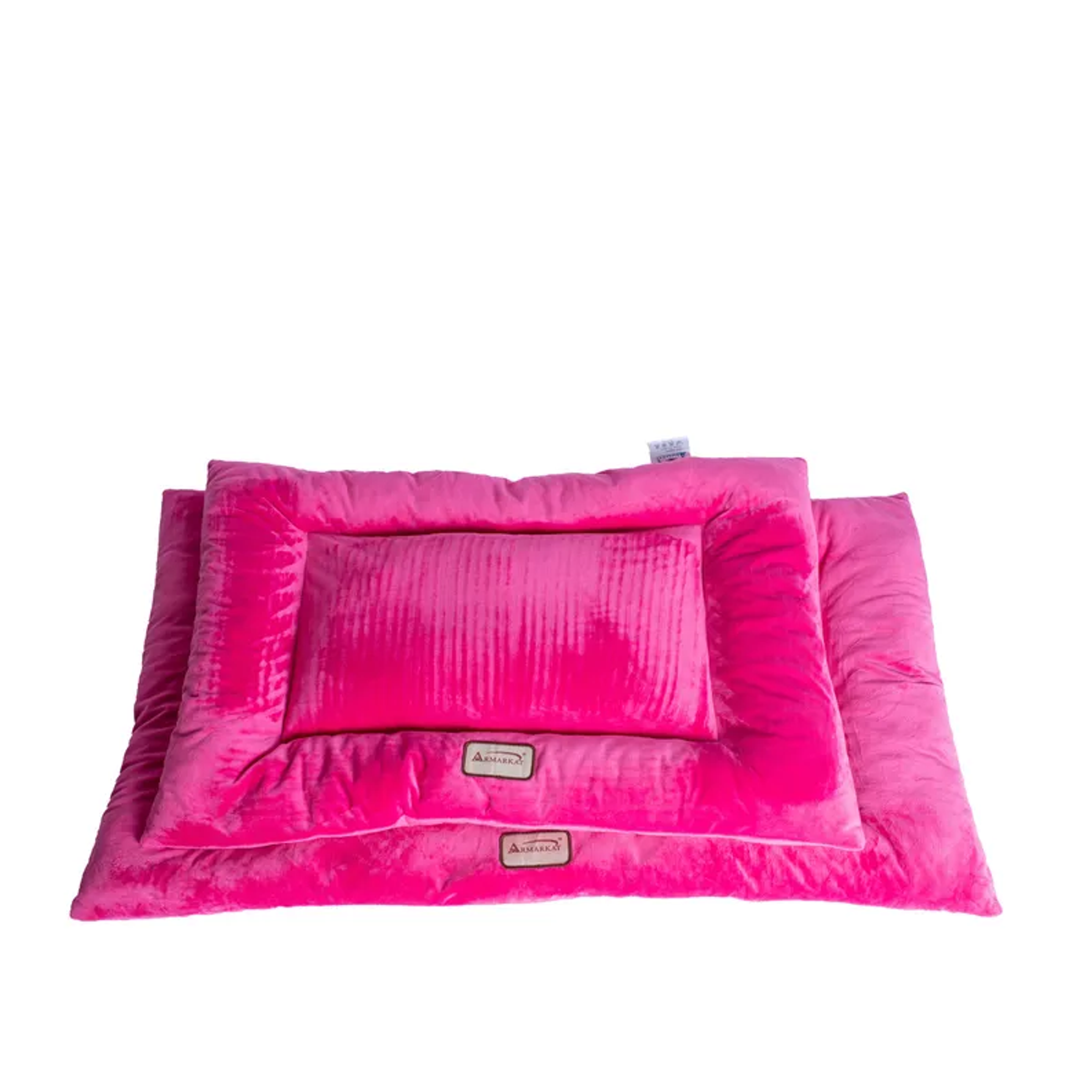 Armarkat Pet Bed Mat, Dog Crate Soft Pad W Poly Fill Cushion L Vibrant Pink-4
