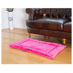 Armarkat Pet Bed Mat, Dog Crate Soft Pad W Poly Fill Cushion M Vibrant Pink-2