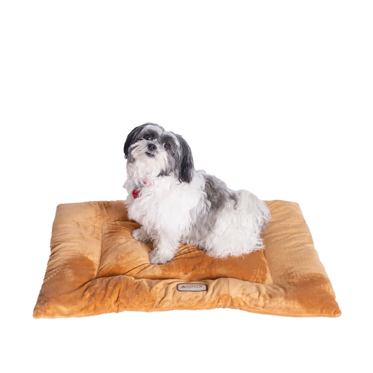 Armarkat Pet Bed Mat, Dog Crate Soft Pad W Poly Fill Cushion M Earth Brown