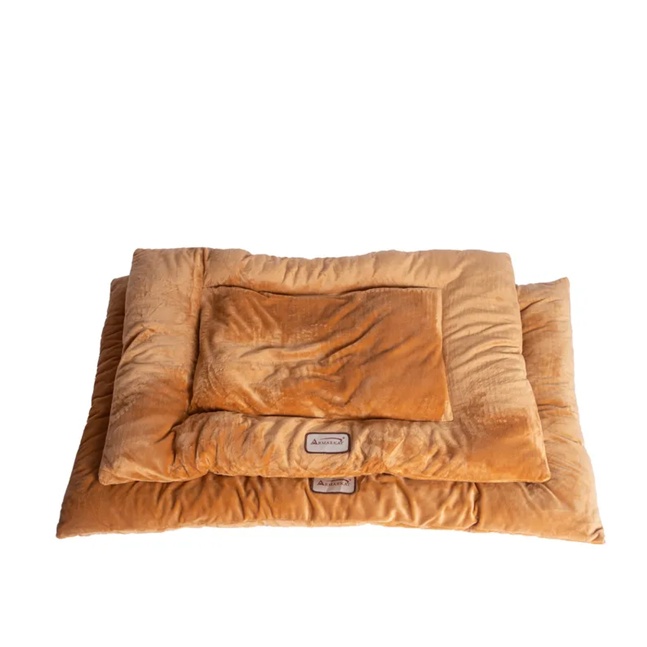 Armarkat Pet Bed Mat, Dog Crate Soft Pad W Poly Fill Cushion M Earth Brown-4