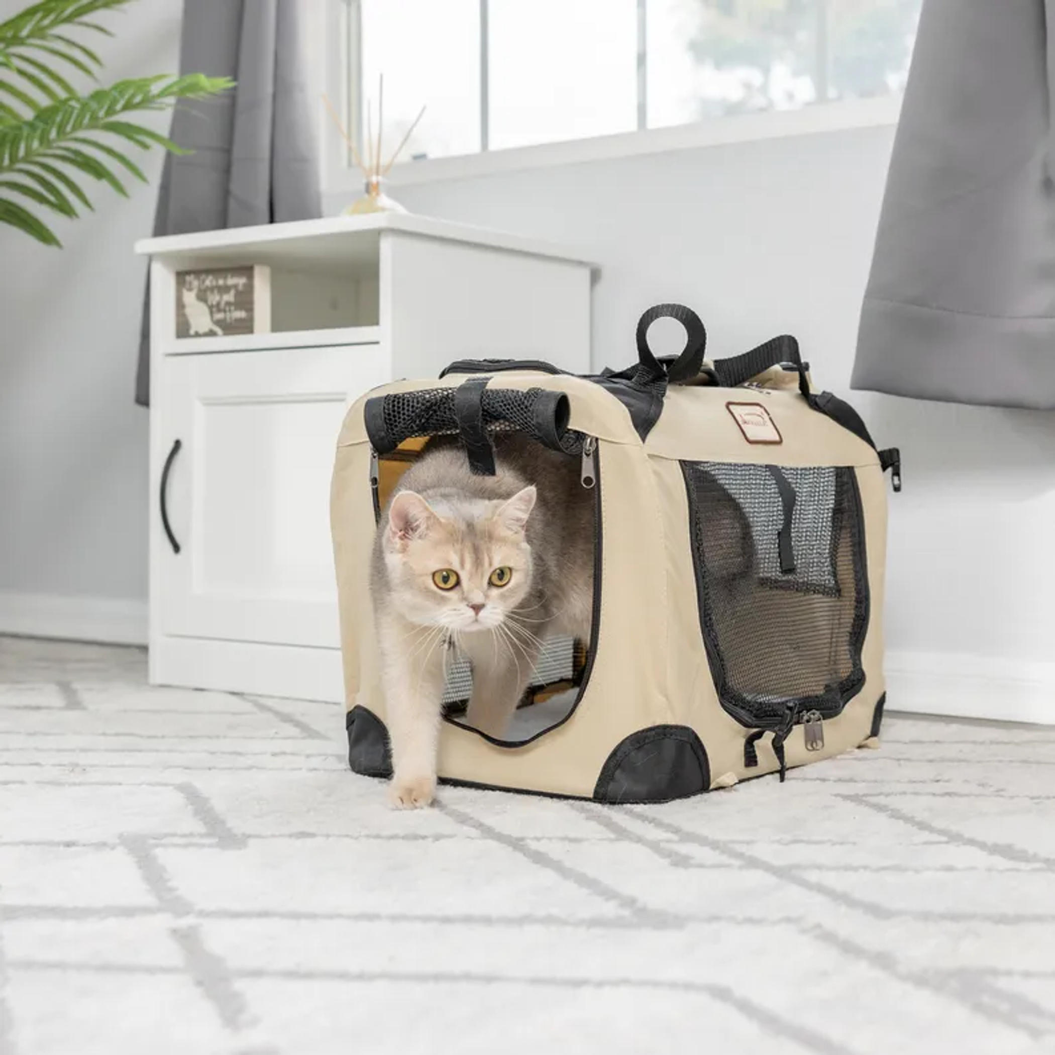 Armarkat FoldIng Soft Dog Crate Pet Travel Carrier PC201B-7