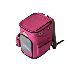 Armarkat PC301P Pets Backpack Pet Carrier In Pk and Gy Combo-2