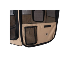 Armarkat PP001B-M Portable Pet Playpen In Blue and BGE Combo-4