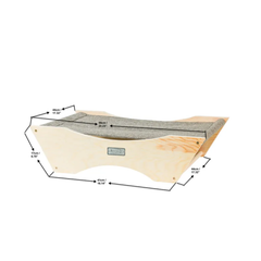 Armarkat Elevated Cozy Pet Hammock,Resting Sleepy Bed S2205-4