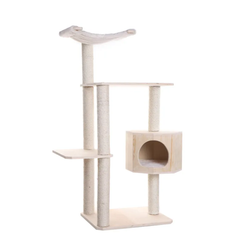 Armarkat Premium Scots Pine 54-Inch Cat Tree W Three Levels-2