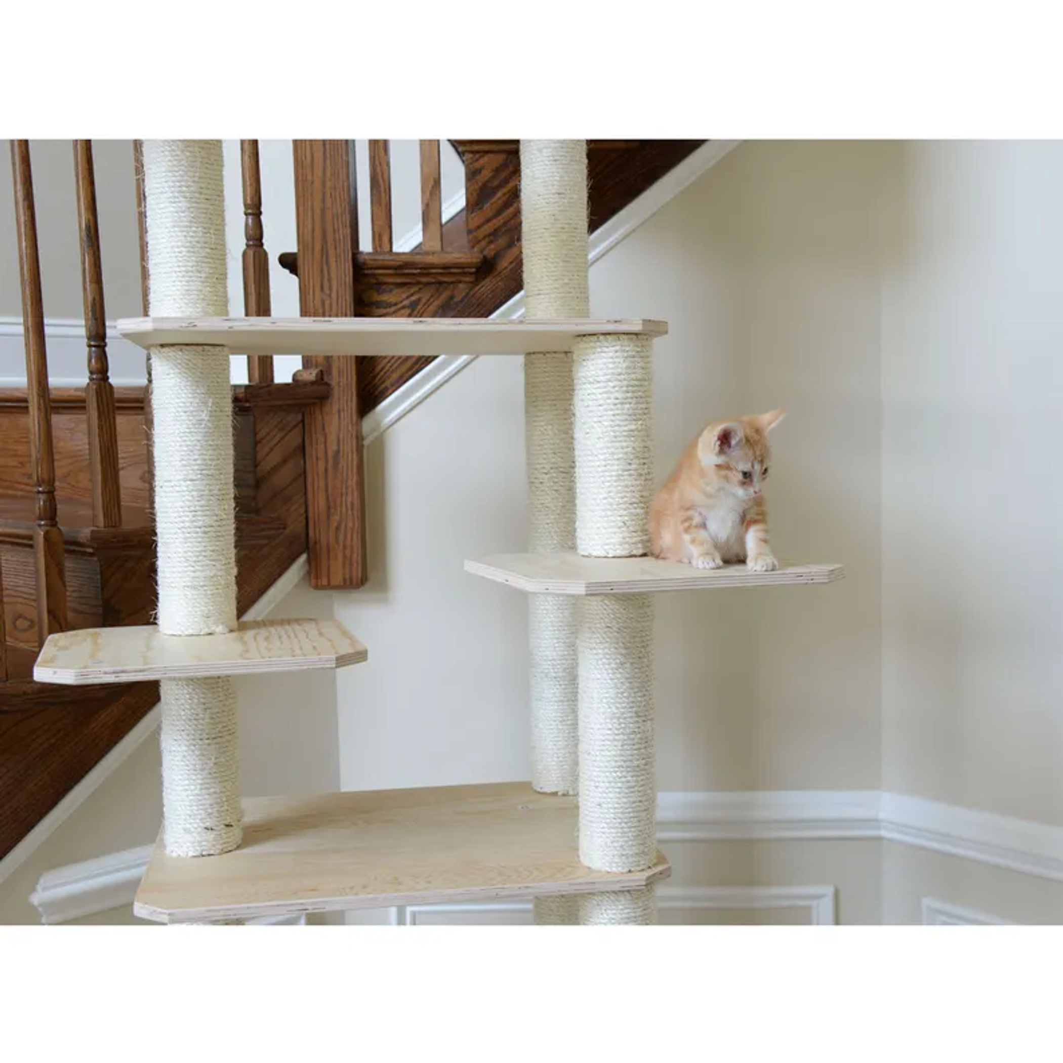 Armarkat Premium Scots Pine 89" Cat Tree Tower W 7 Levels-4