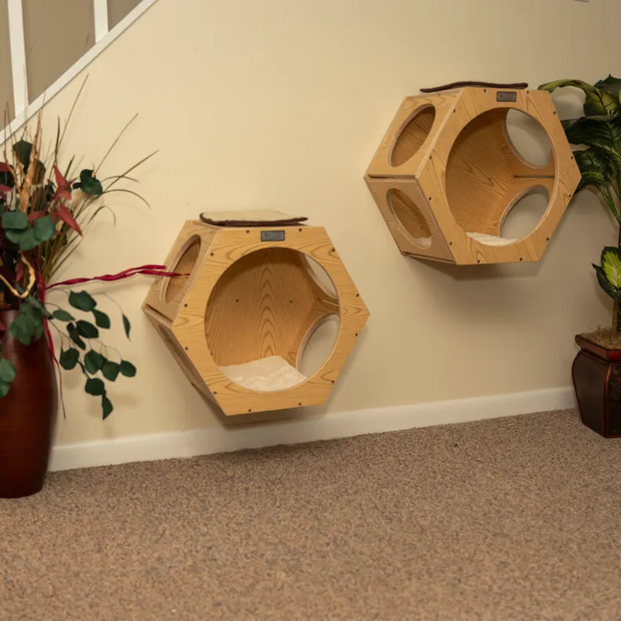 Armarkat Wall Series: Set of Two Wall Tree Additions W2107A-3