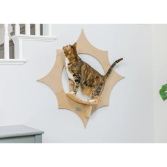 Armarkat Sun-Shaped,Wall-Mounted Climbing Cat Shelves W2203-4