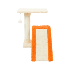 Armarkat Two Level Platform Scratcher W Sisal Carpet Ramp-2