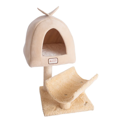 Armarkat X3007 Cat Condo, Real Wood Cat Scratching Post-4