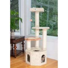 Armarkat X5703 Carpet Cat Furniture Real Wood Cat Condo-3
