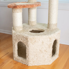 Armarkat X5703 Carpet Cat Furniture Real Wood Cat Condo-4