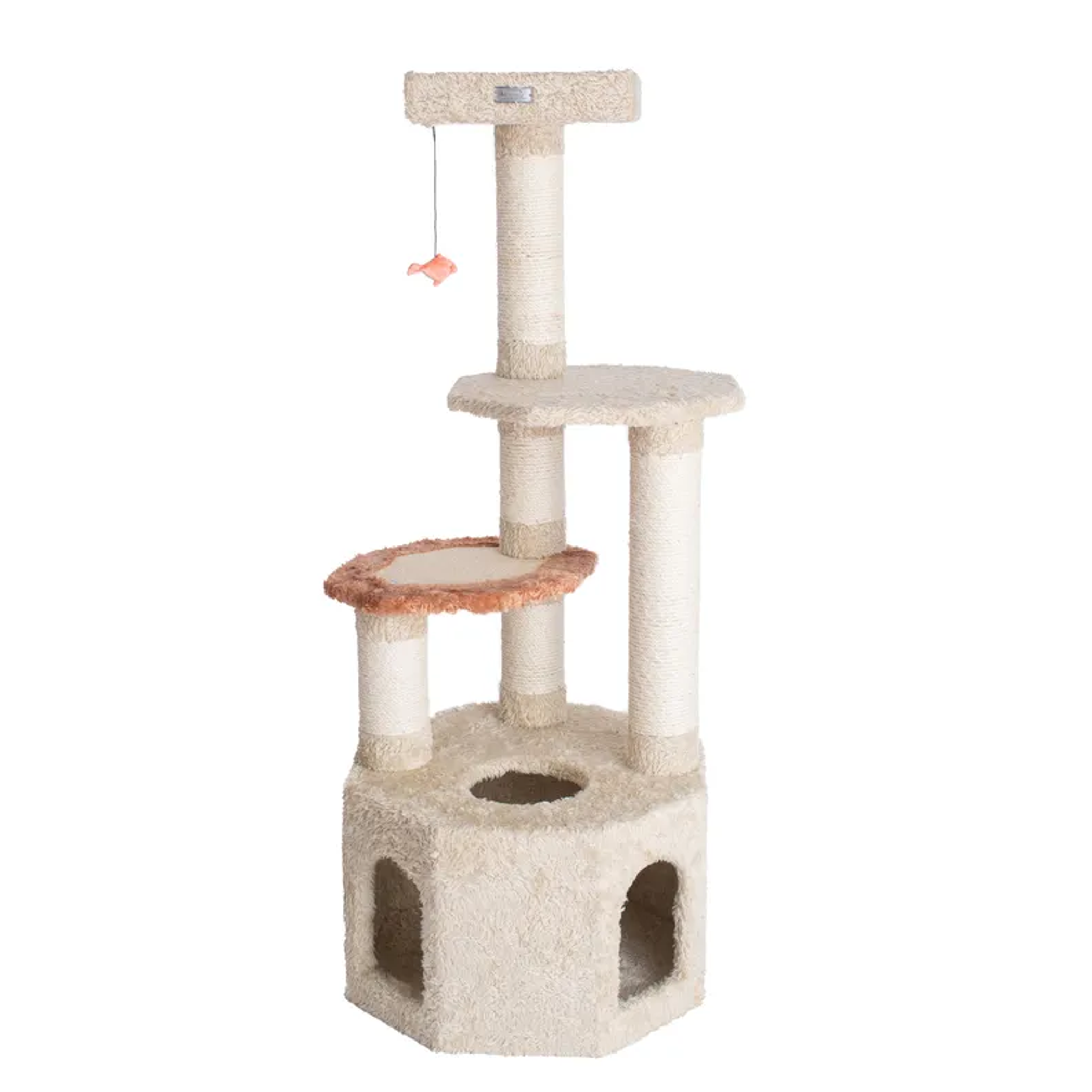 Armarkat X5703 Carpet Cat Furniture Real Wood Cat Condo-5