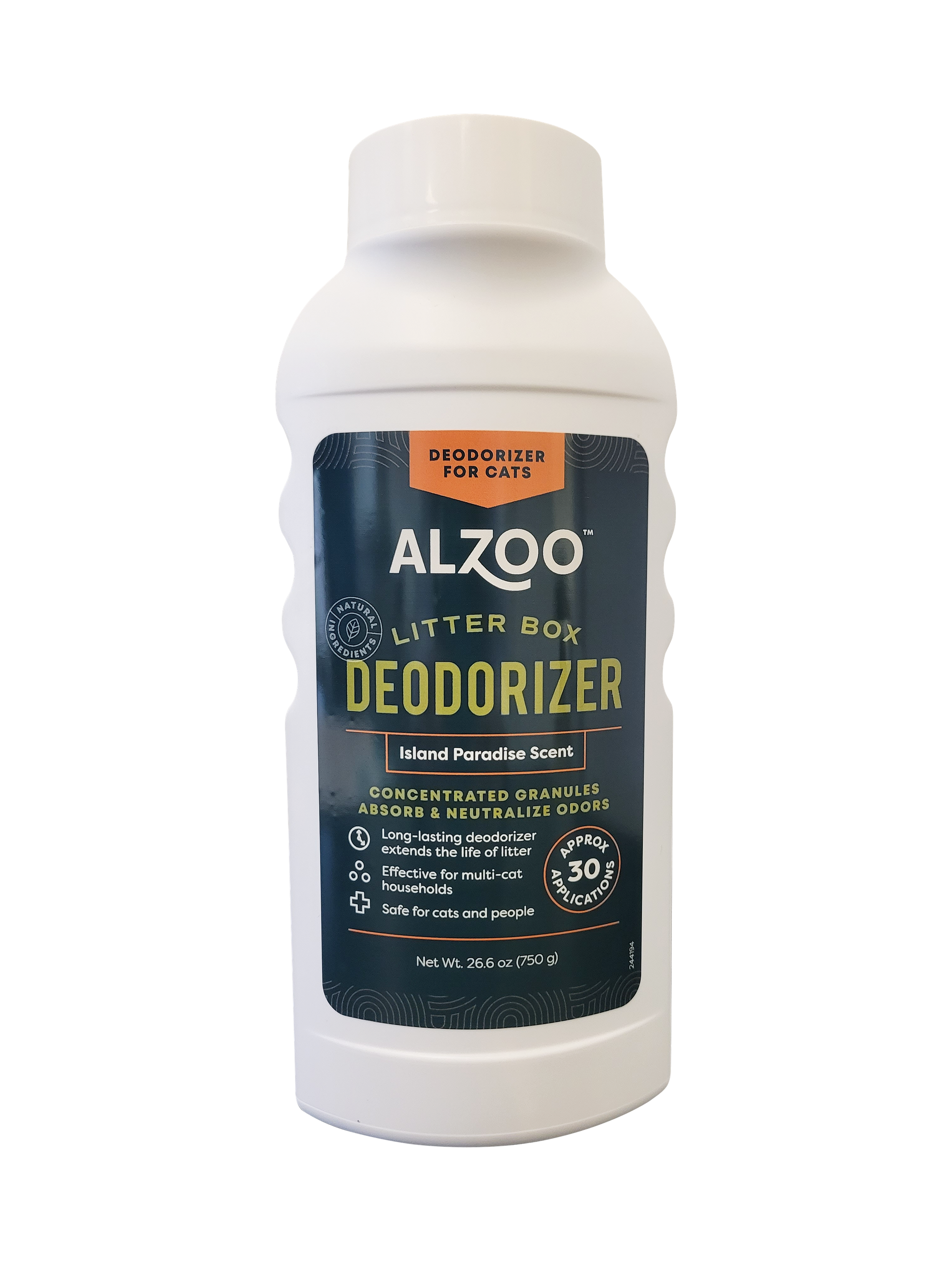 ALZOO Plant-Based Cat Litter Deodorizer Island Paradise