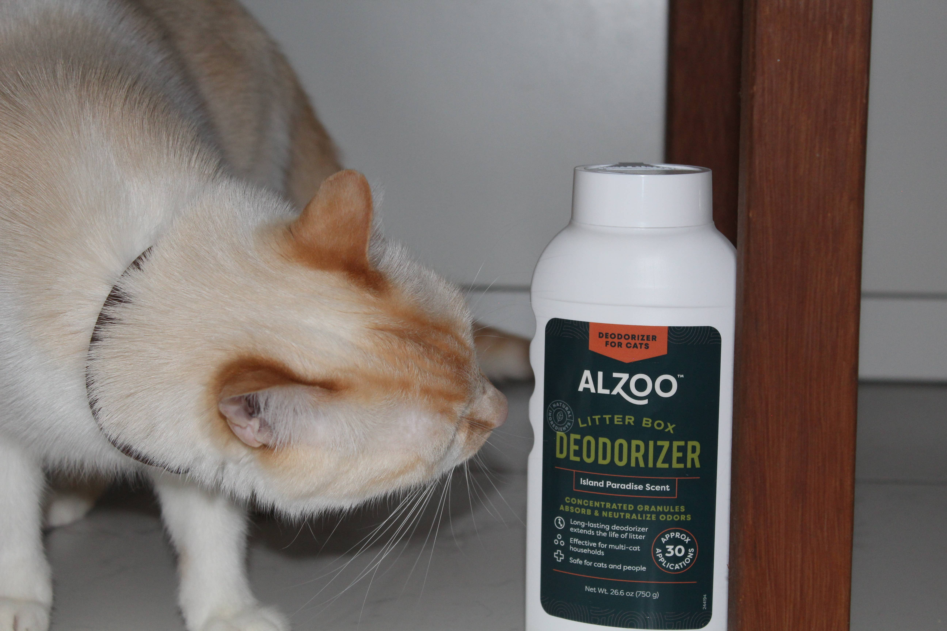 ALZOO Plant-Based Cat Litter Deodorizer Island Paradise-4