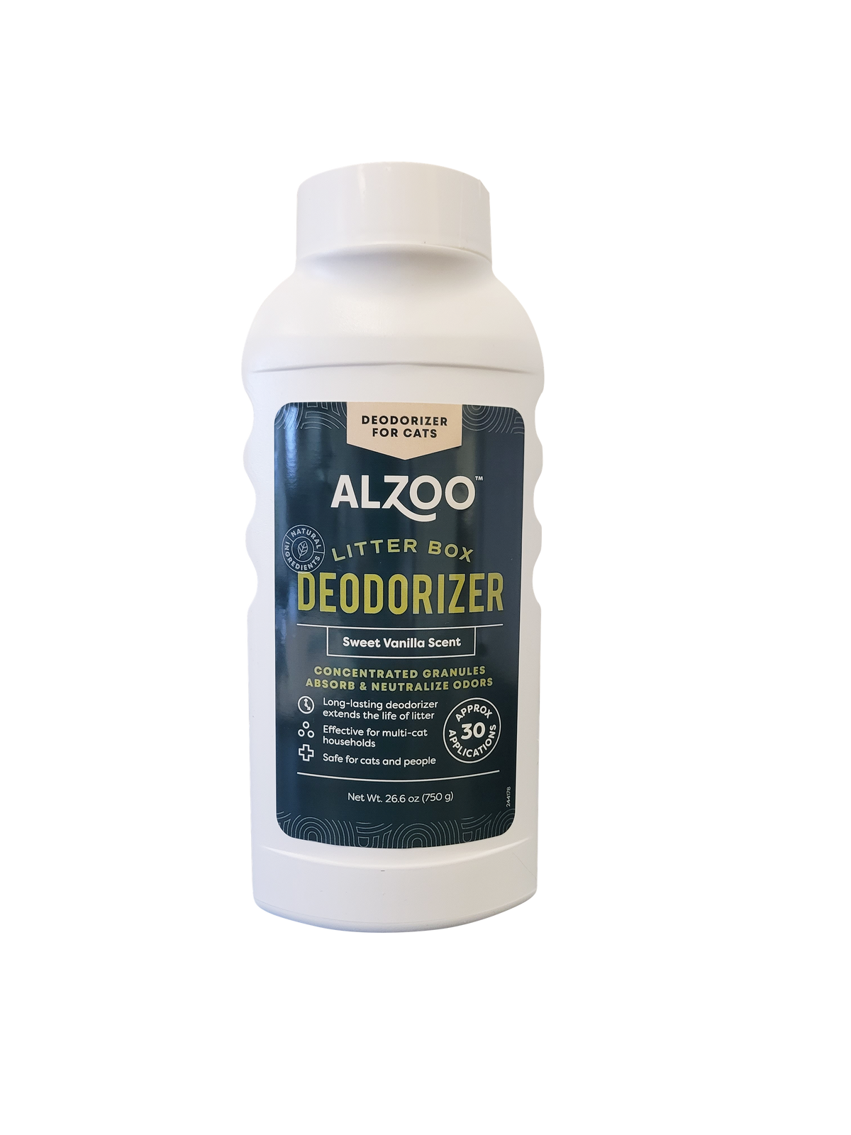 ALZOO Plant-Based Cat Litter Deodorizer Sweet Vanilla