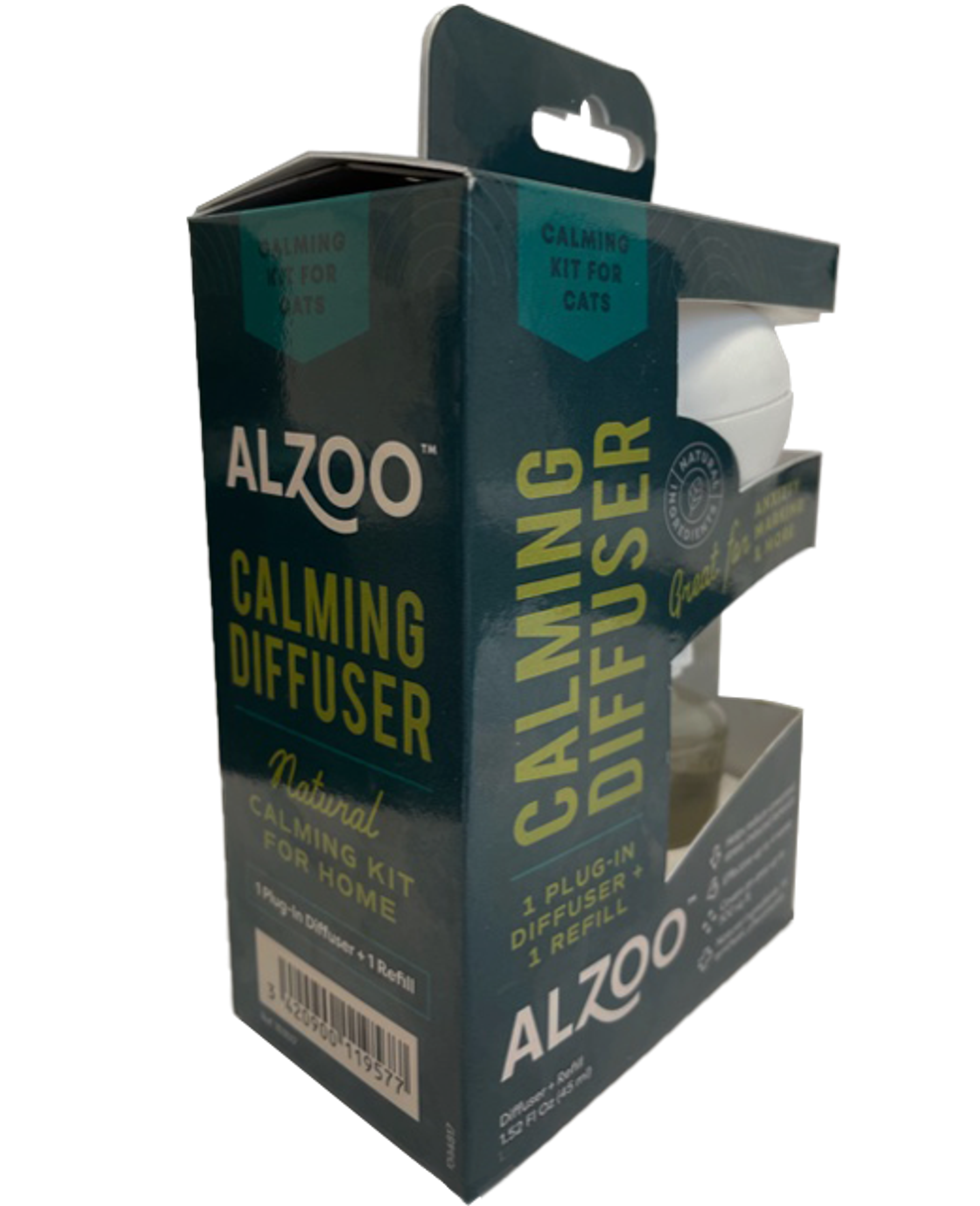 ALZOO Plant-Based Calming Plug-in Diffuser Kit - Cat-4