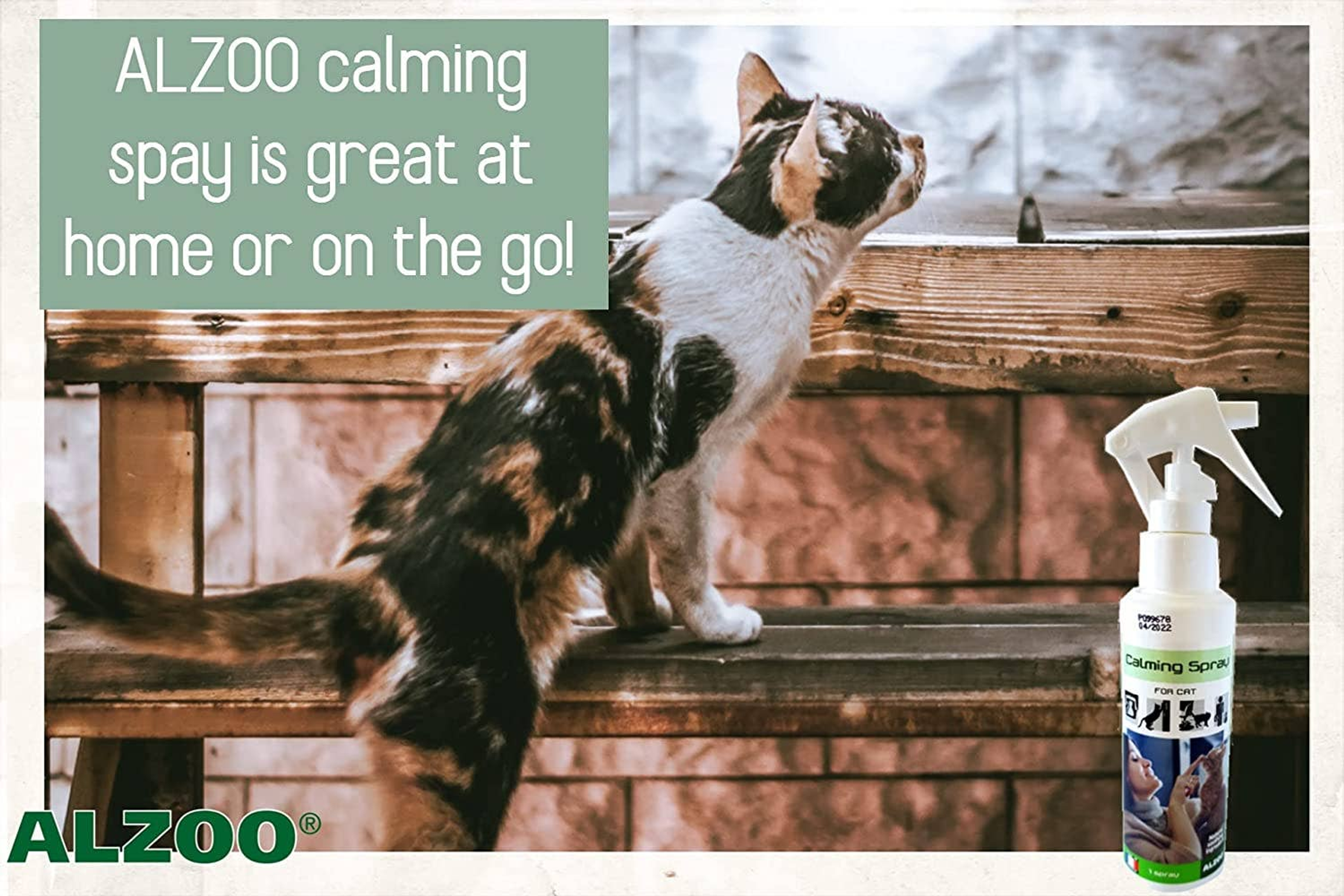 ALZOO Plant-Based Calming Spray Cat-4