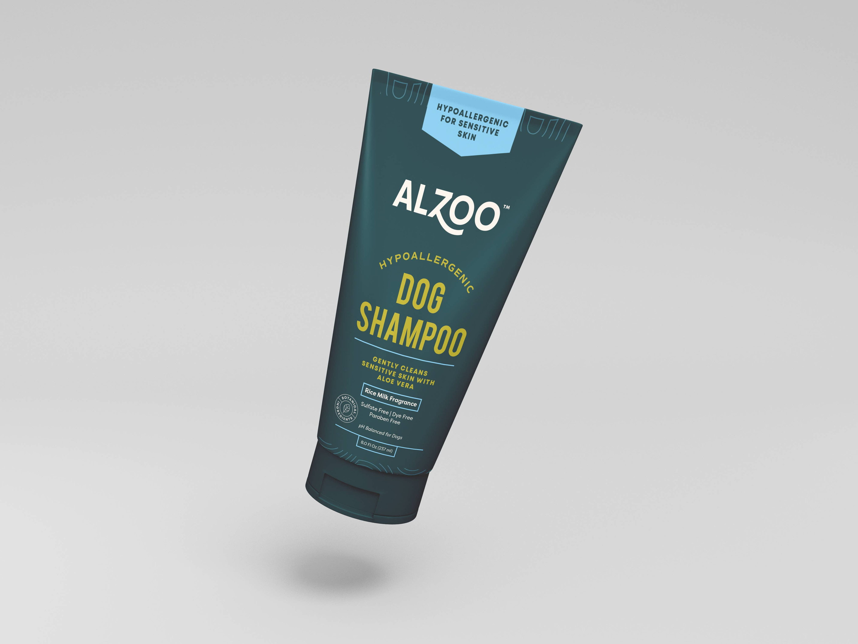 ALZOO Plant-Based Hypoallergenic Dog Shampoo, 8oz-2