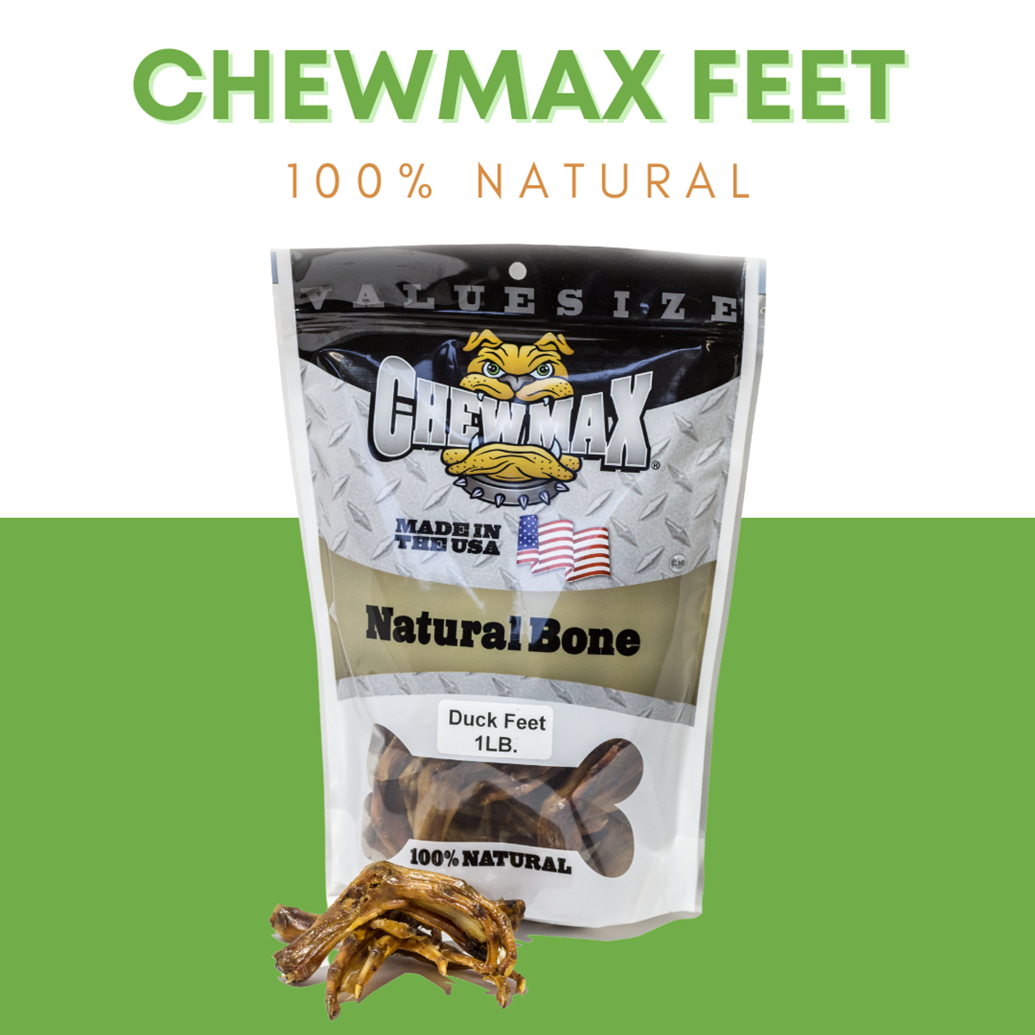 1 LB Bag Duck Feet Individual-2