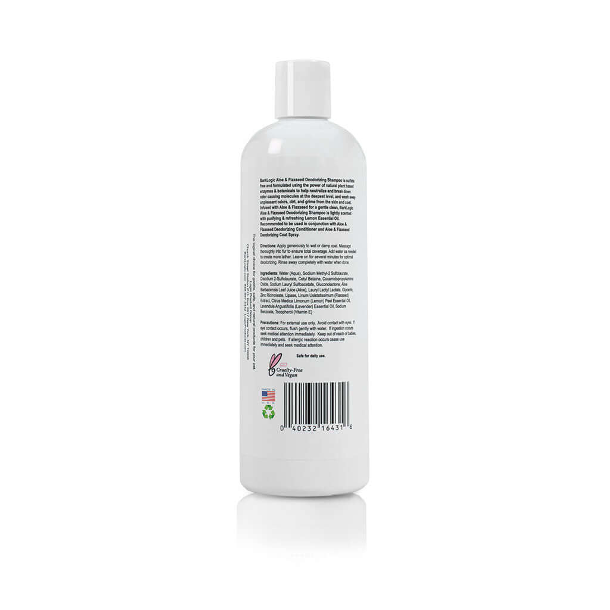 BarkLogic Aloe & Flaxseed Deodorizing Shampoo-2