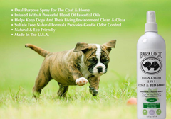 BarkLogic Clean & Clear 2 in 1 Coat & Bed Spray-3