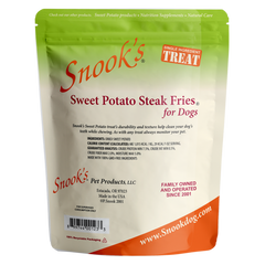Sweet Potato Dog Steak Fries - Steak Fry shaped pieces 10oz-4