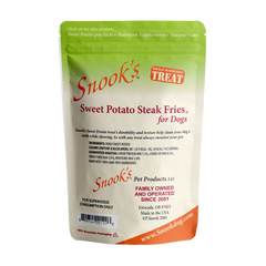 Sweet Potato Dog Steak Fries - Steak Fry shaped pieces 5lb-3
