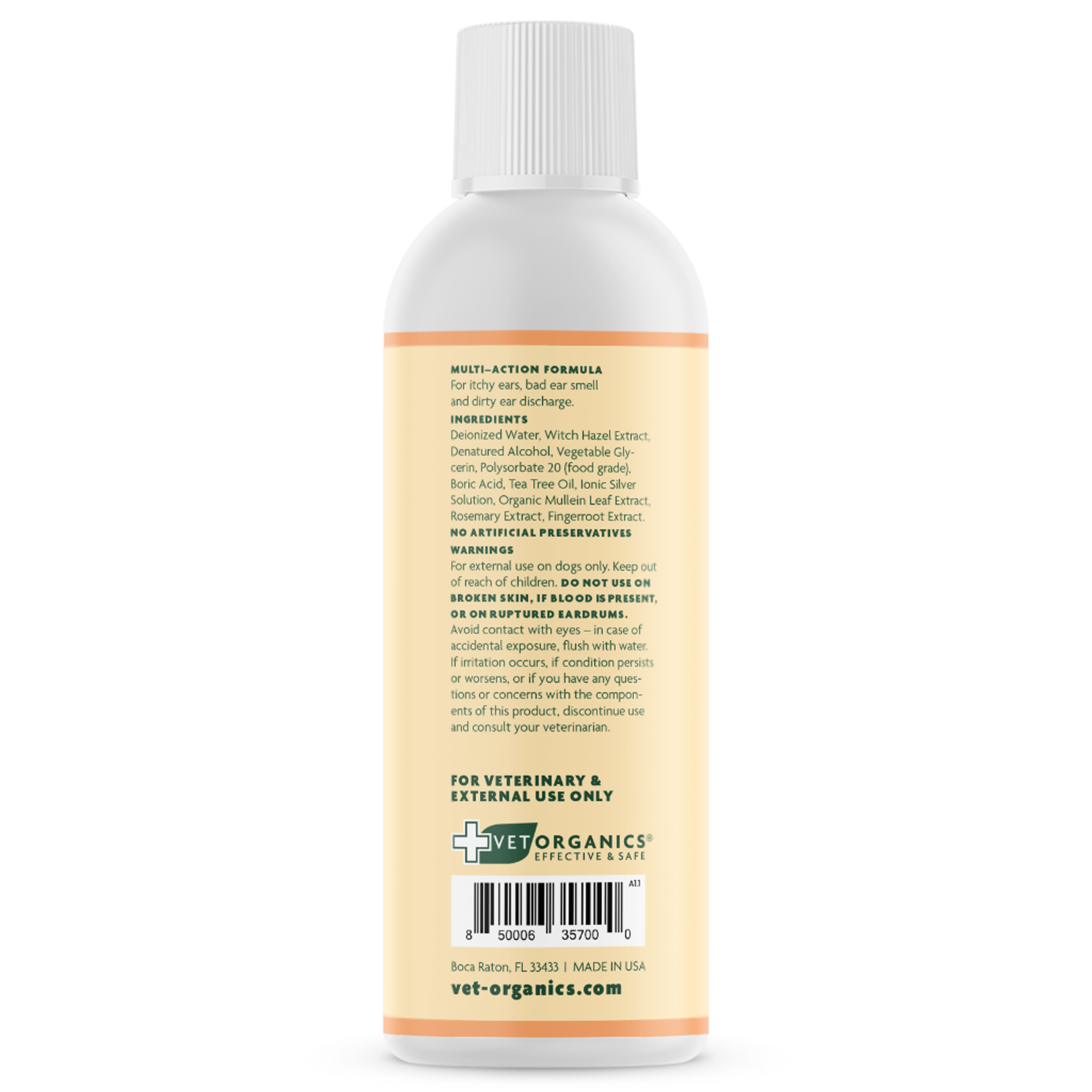 EcoEars Dog Ear Cleaner - Infection Formula 7.25-2