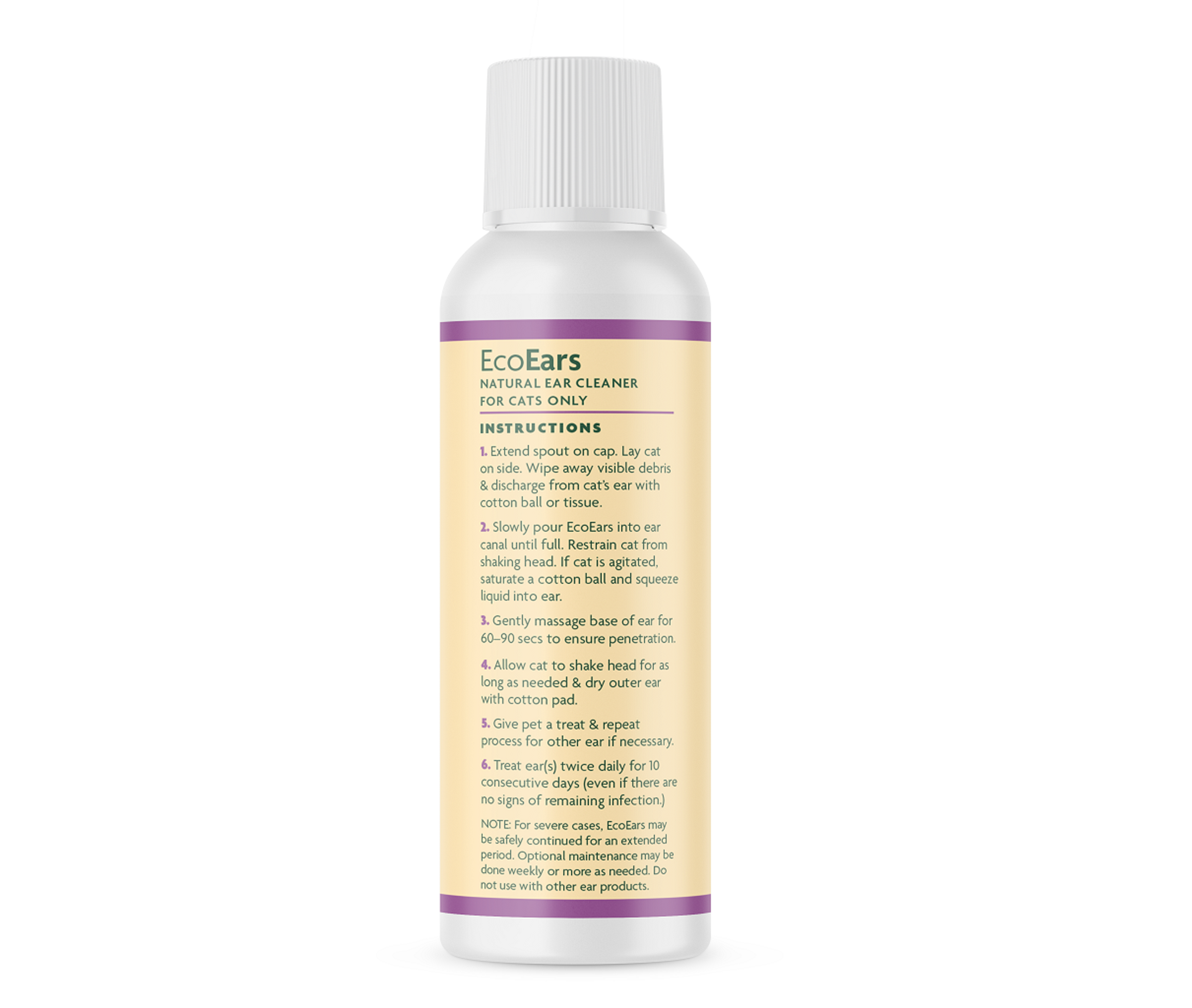 EcoEars Cat Ear Cleaner - Infection Formula-2