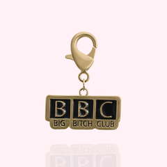 BBC: Big Bitch Club Dog Collar Charm Gold