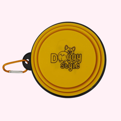 Bad Motha Fluffa Orange Dog Bowl-4