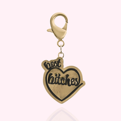 Best Bitches Dog Collar Charm Gold