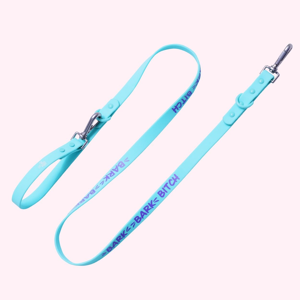 Bark Bark Bitch Aqua Leash