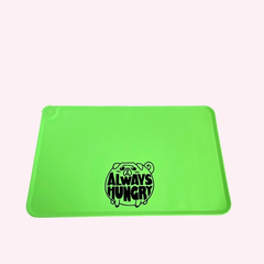 Always Hungry Green Dog Food Mat-4